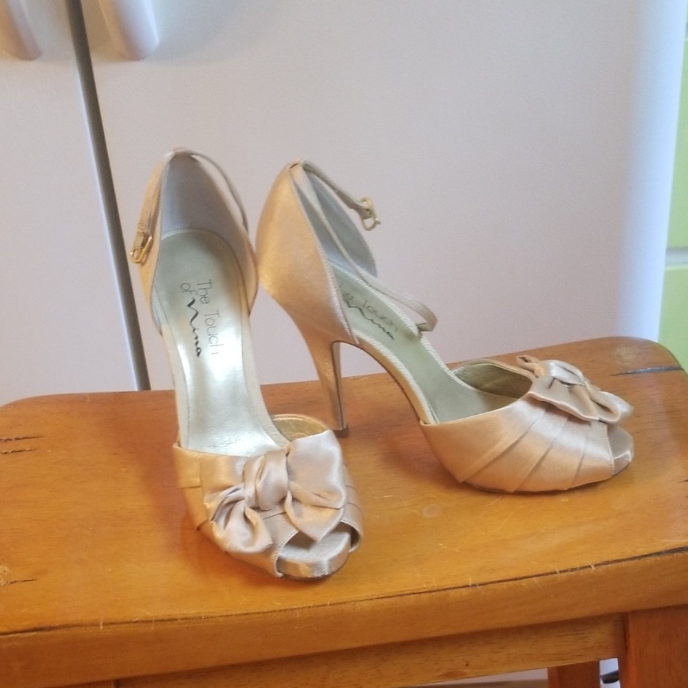 Nina ankle strap heels